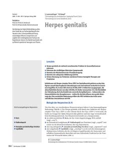 Herpes genitalis