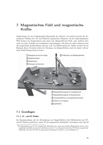 7 Magnetisches Feld und magnetische Kräfte