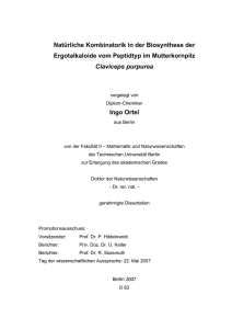 Natürliche Kombinatorik in der Biosynthese der