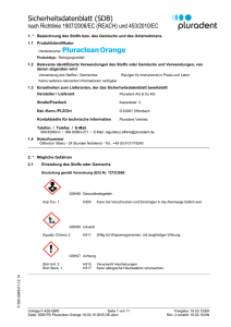 Sicherheitsdatenblatt (SDB)