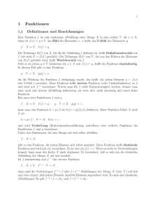 Gebrochen lineare Funktionen