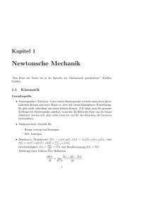 Newtonsche Mechanik