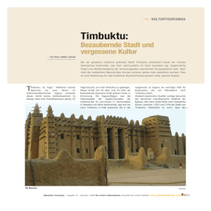 Timbuktu - Islamic Tourism Magazine