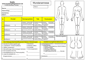 Wundanamnese