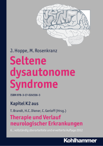 Seltene dysautonome Syndrome