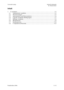 Inhalt - Informatik Uni Leipzig