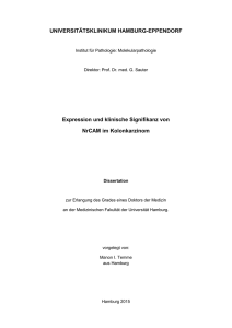 Expression und klinische Signifikanz von NrCAM im Kolonkarzinom