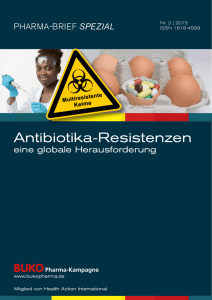 Antibiotika-Resistenzen - BUKO Pharma