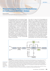 24-Hydroxylase (CYP24A1)-Defekt