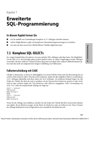 Erweiterte SQL-Programmierung - Beck-Shop