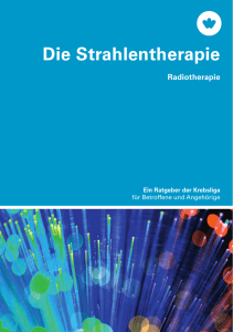 Die Strahlentherapie