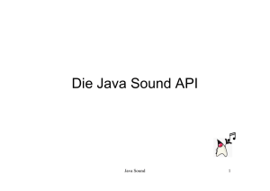 Java Sound API