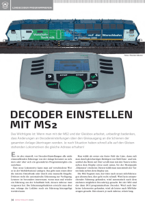 DECODER EINSTELLEN MIT MS2