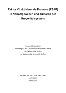 Faktor VII aktivierende Protease - Justus-Liebig