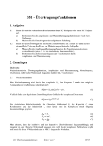 351 - Übertragungsfunktionen - Friedrich-Schiller