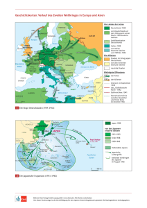Verlauf des Zweiten Weltkrieges in Europa und Asien