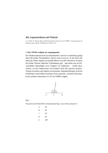 [81] Argumentationen mit Winkeln