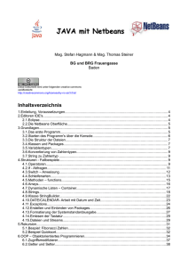 JAVA mit Netbeans