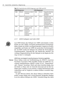 2.3.1 ADHS-Subtypen nach dem DSM Laut DSM können drei