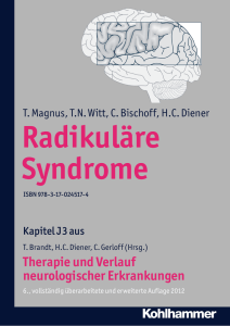 Radikuläre Syndrome