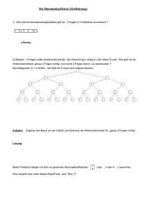 Einführung Binomialkoeffizient