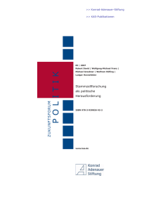 Stammzellforschung als politische Herausforderung