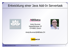 T3S7-Java Add-In Servertask