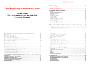 Grundvorlesung Informationssysteme