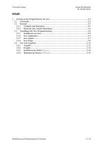 Inhalt - Informatik Uni Leipzig