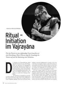 Ritual – Initiation im Vajrayana