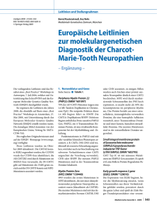 Marie-Tooth Neuropathien