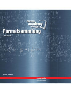 Formelsammlung