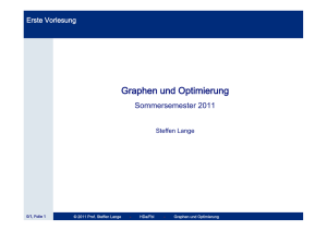 Graphen und Optimierung