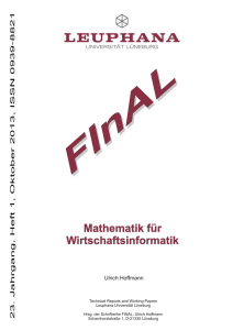 Mathematik für Wirtschaftsinformatik, FINAL 23:1, Okt. 2013