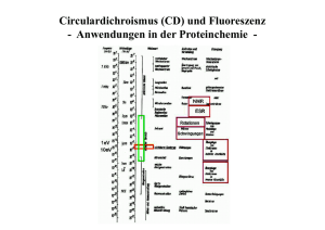 Circulardichroismus (CD) und Fluoreszenz