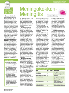 Meningokokken- Meningitis