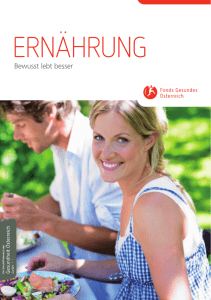 Ernährung - Fonds Gesundes Österreich