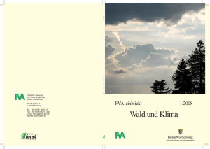 Wald und Klima - Forstliche Versuchs