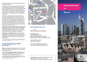 Informationen zu Masern