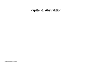 Kapitel 6: Abstraktion