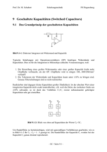 9 Geschaltete Kapazitäten (Switched Capacitors)