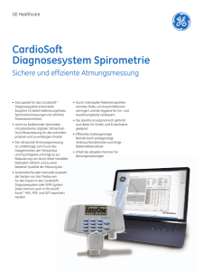 CardioSoft Diagnosesystem Spirometrie