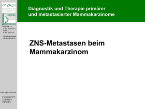 ZNS-Metastasen beim Mammakarzinom - AGO