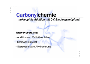 Carbonylchemie - Institut für Organische Chemie