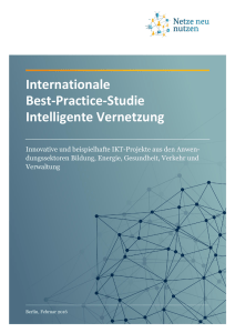 Internationale Best-Practice-Studie Intelligente Vernetzung