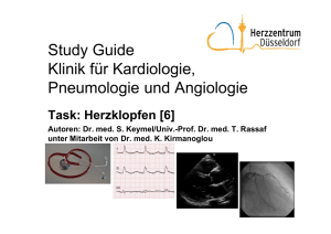 Study Guide Kardiologie zu den Leitsymptom-/Task-Nrn