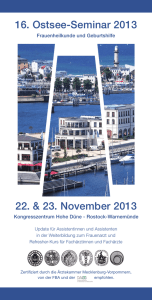 Programm 16. Ostsee-Seminar 2013 PDF