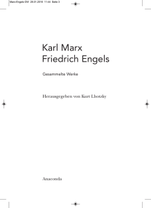 Karl Marx Friedrich Engels
