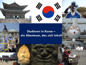 Studieren in Korea – ein Abenteuer, das sich lohnt!