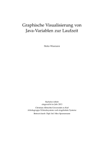 Graphische Visualisierung von Java